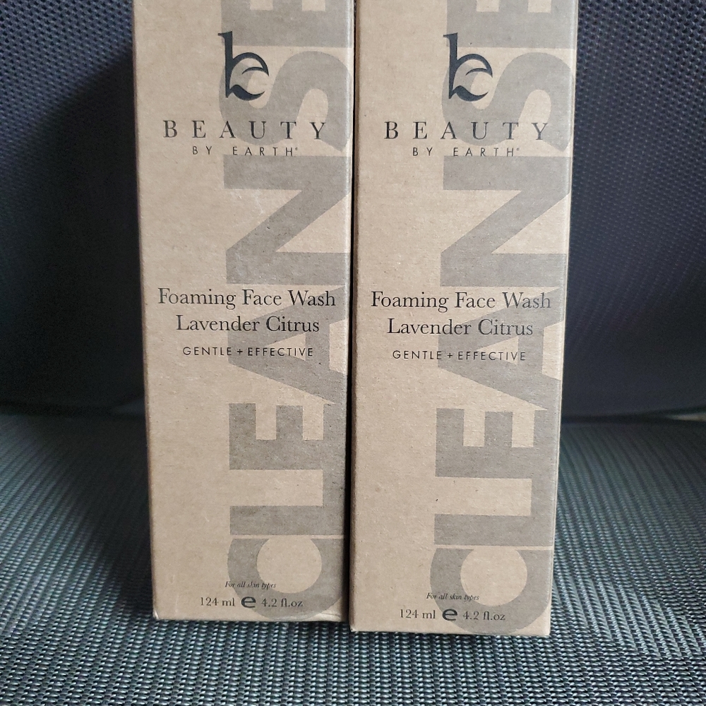 Beauty by Earth lavender citrus foaming face wash